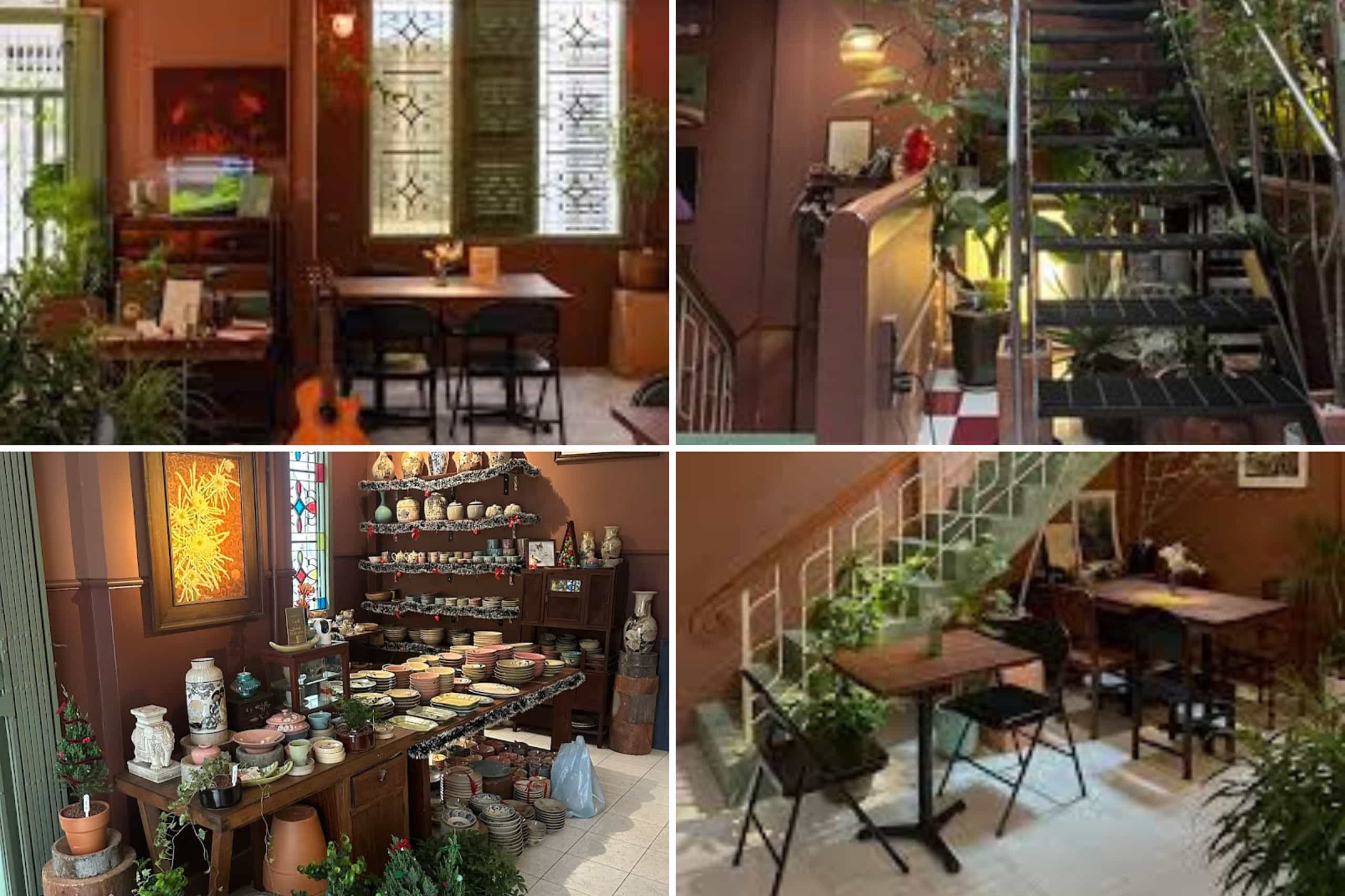 mẫu quán cafe phong cách Rustic